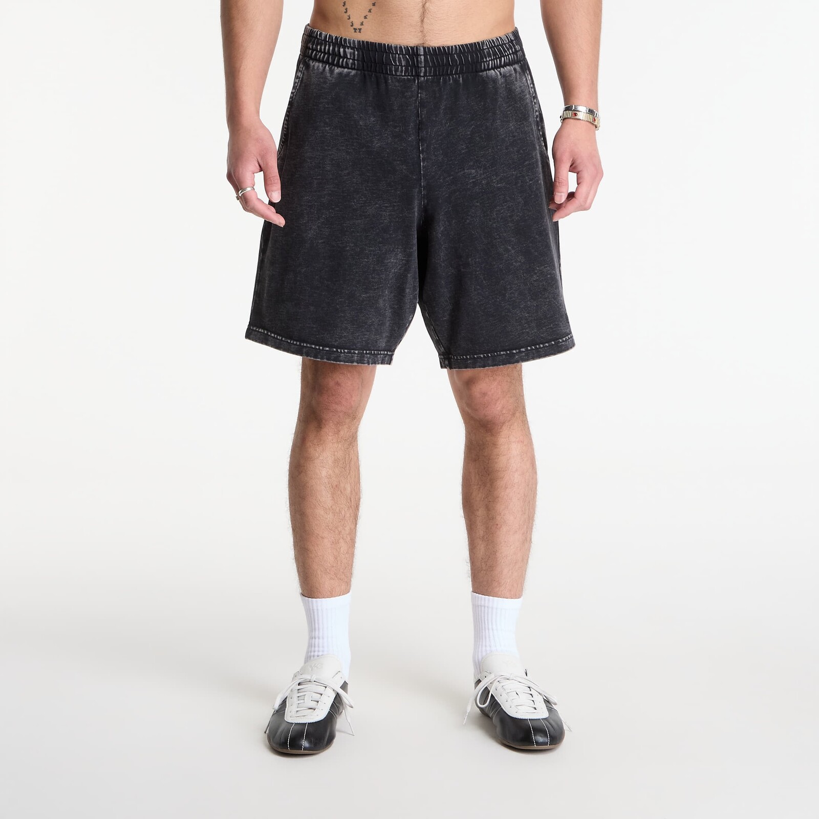 Dime Classic Jersey Sweatshorts Black Washed XL