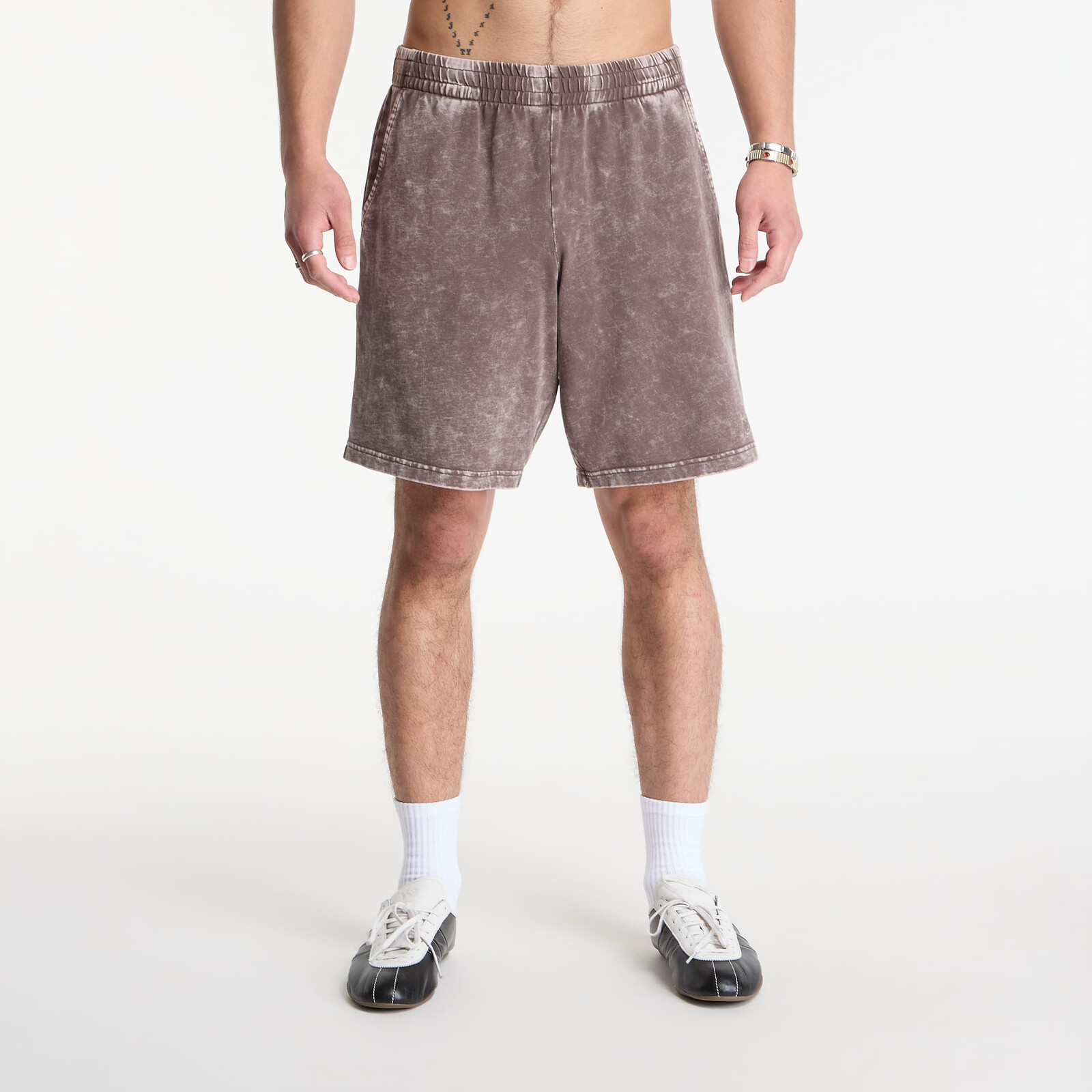 Dime Classic Jersey Sweatshorts Brown Washed XXL
