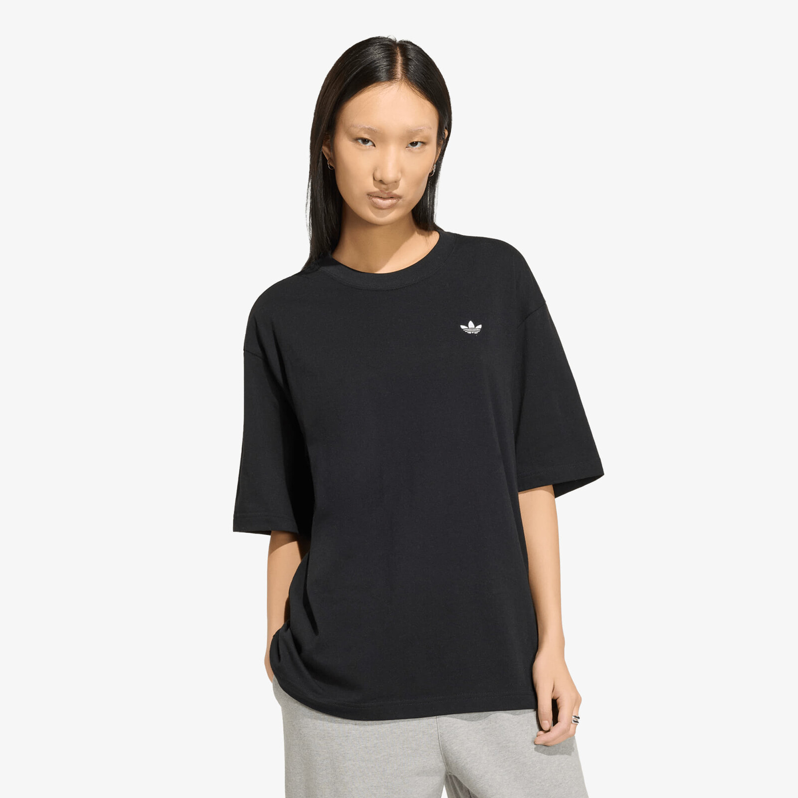 T-shirt adidas Essentials Boyfriend T-shirt Black L