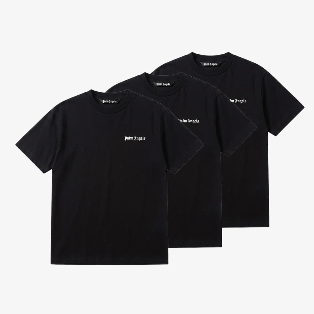 T-shirt Palm Angels Classic Logo 3-pack Tee Black/ Off White L