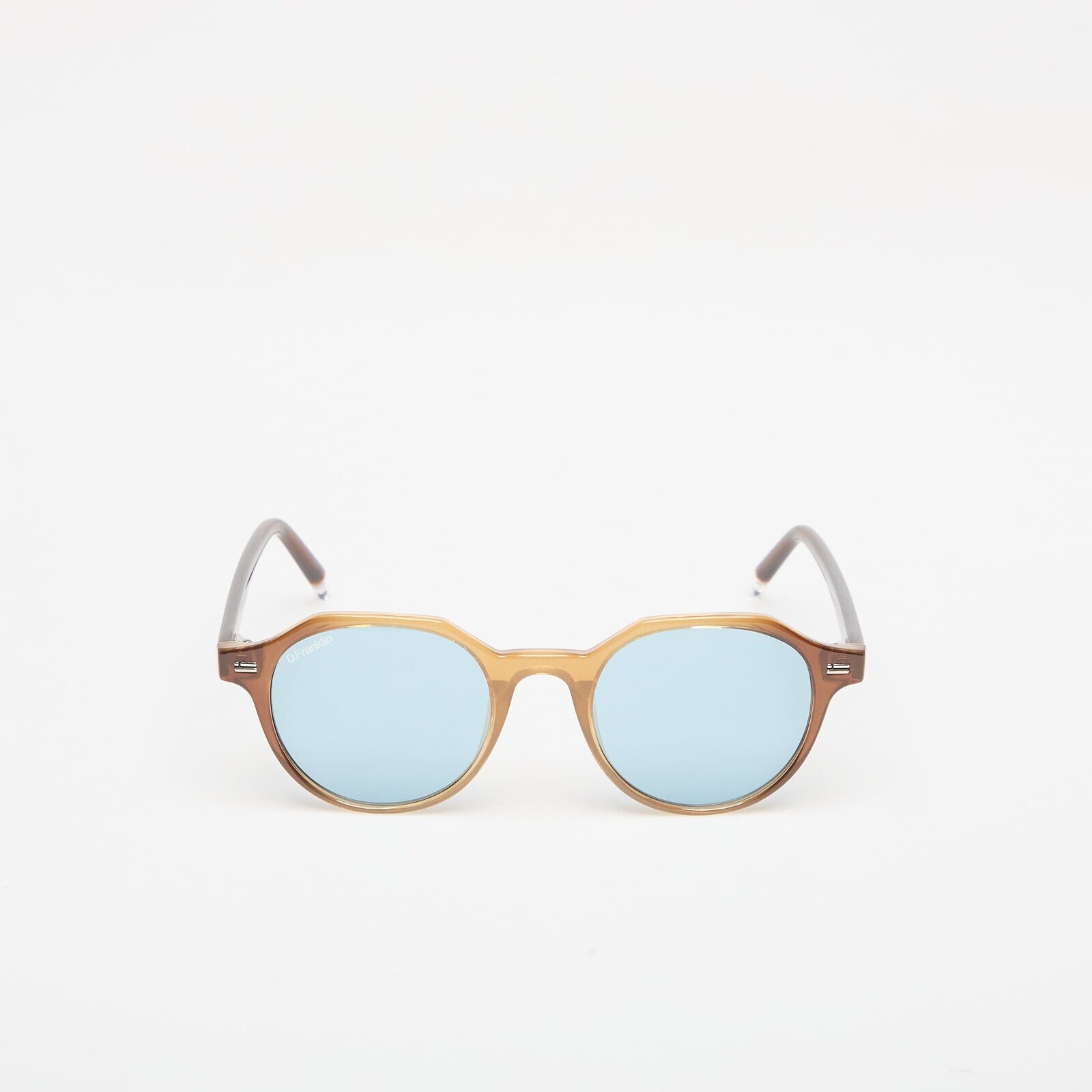 Sunglasses D.Franklin Ultra Light S Round Trans Brown/ Trans Blue Universal