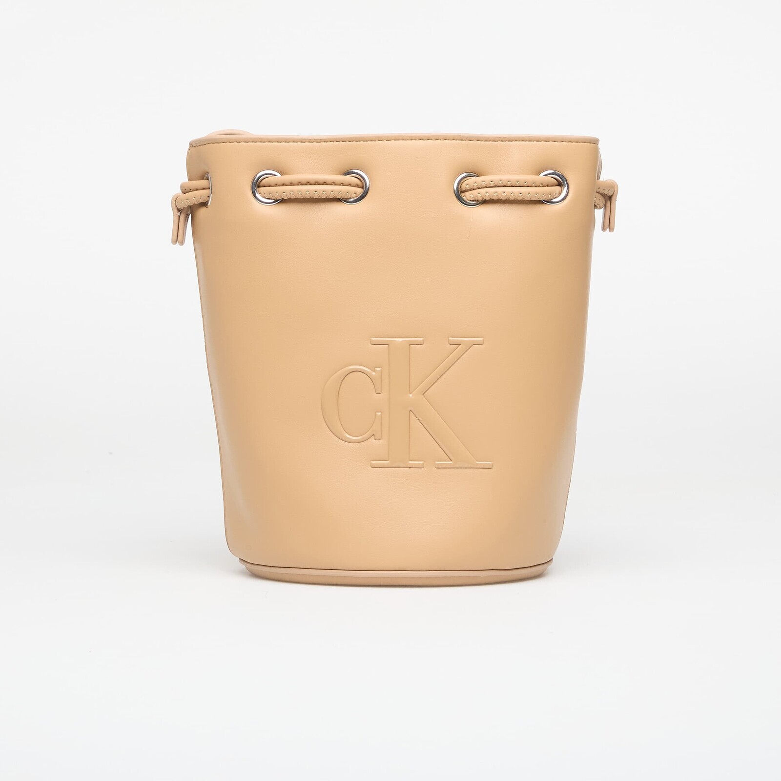 Handbag Calvin Klein Bold Ck Small Bucket Bag Tannin Universal