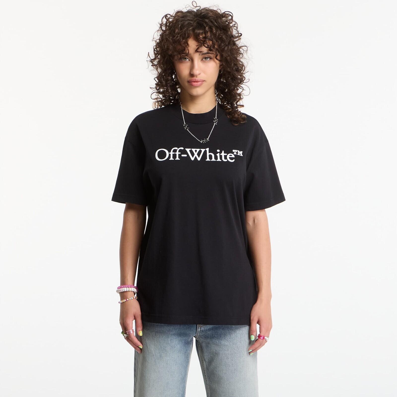 T-shirt Off-White Big Logo Bookish Regular Tee Black M