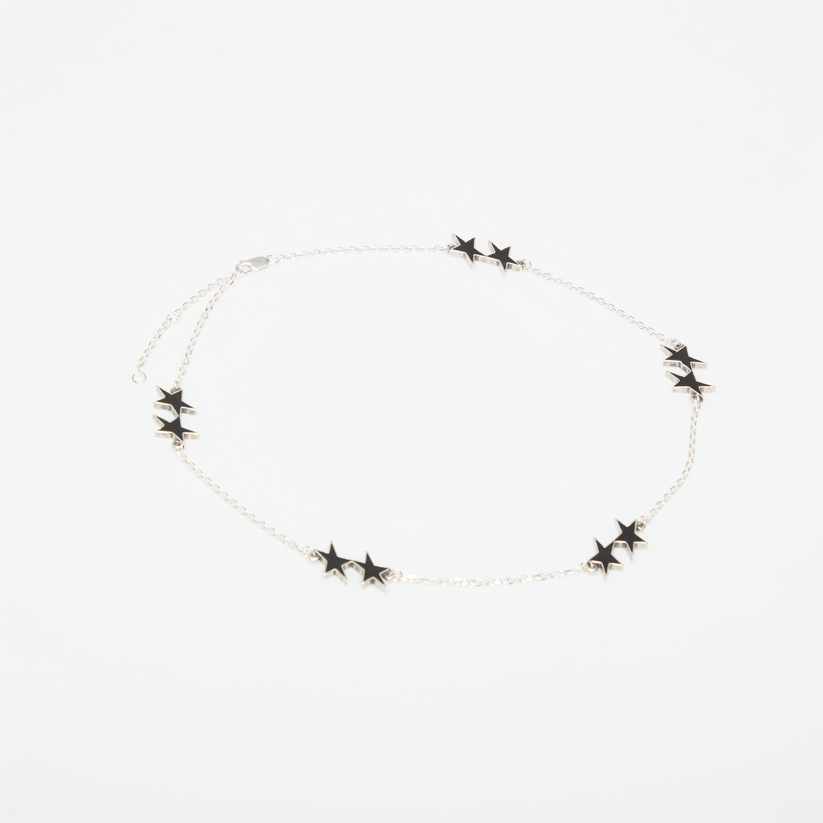TwoJeys Black Enameled Icon Necklace Black Universal