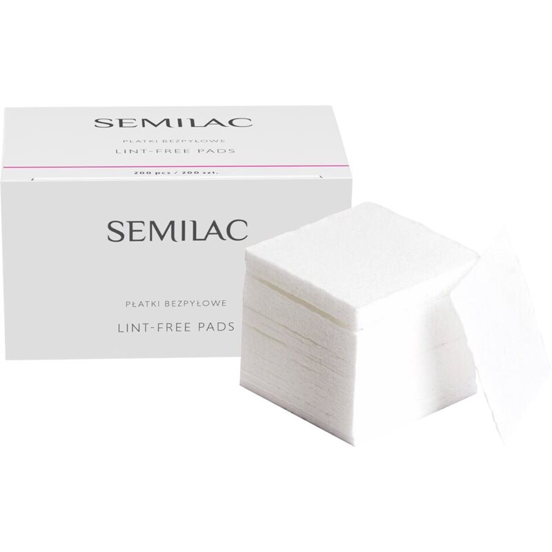 Semilac Lint-Free Pads cleansing pads for nails 200 pc