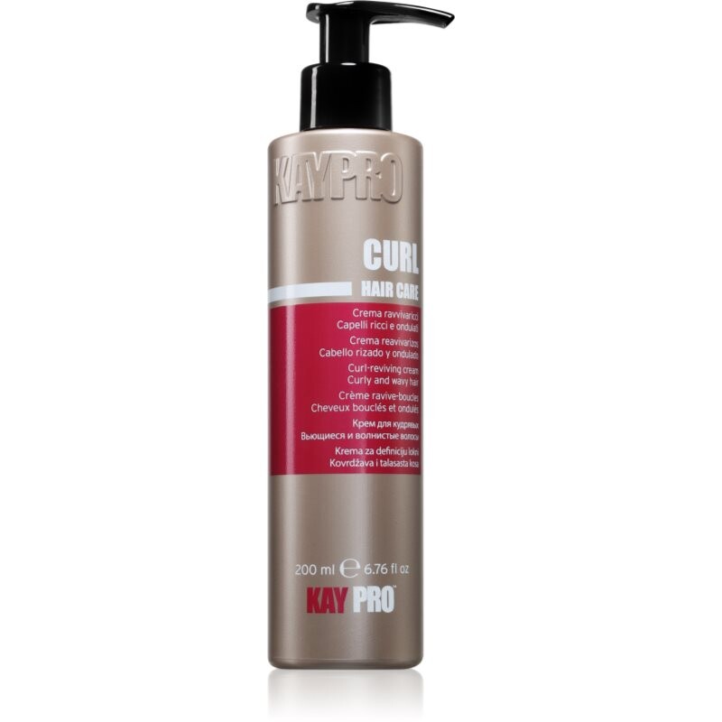 Kaypro Curl Hair Care Curl-Reviving Cream conditioner for wavy and curly hair 200 ml