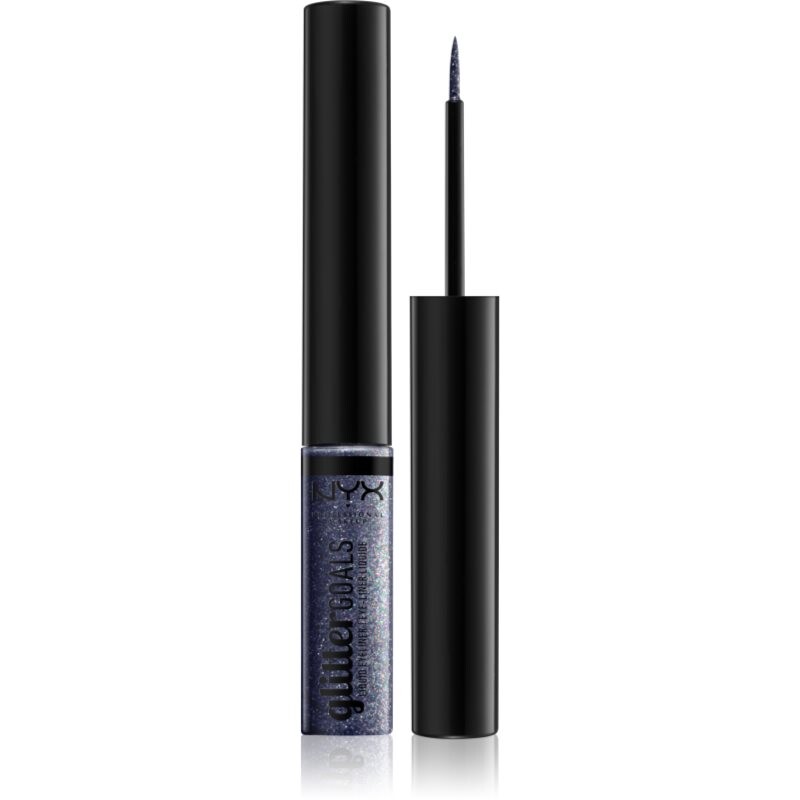 NYX Professional Makeup Glitter Goals eyeliner shade Stage Trooper