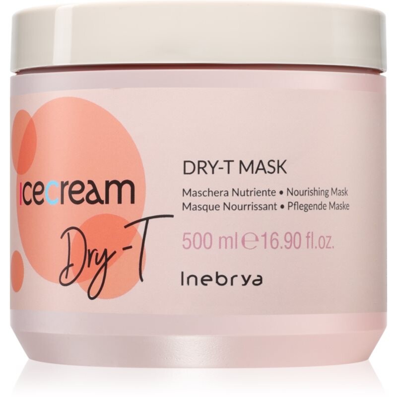 Inebrya Ice Cream Dry-T Mask nourishing mask for dry, stressed hair 500 ml