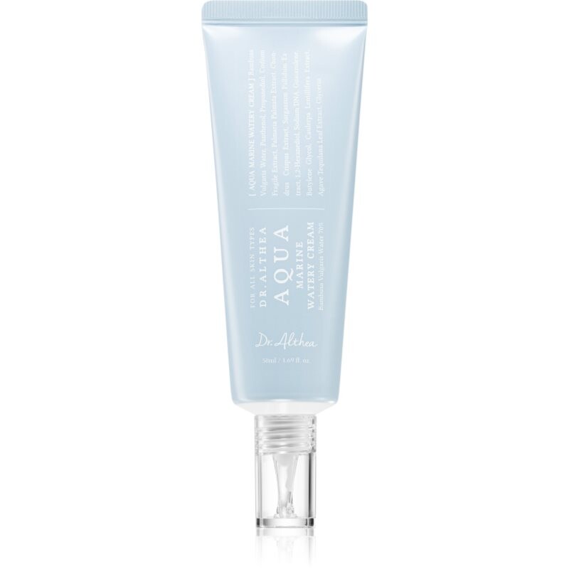 Dr. Althea Aqua Marine Watery Cream deep moisturising cream to strengthen the skin barrier 50 ml