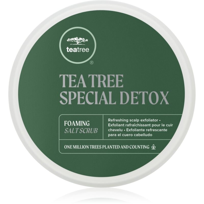 Paul Mitchell Tea Tree Special Detox Foaming Salt Scrub foaming exfoliator for hair and scalp 184 ml