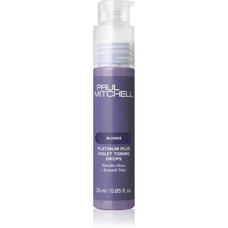Paul Mitchell Platinum Plus Violet Toning Drops drops neutralising yellow tones 25 ml