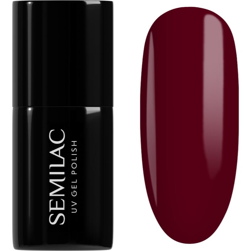Semilac UV Hybrid Tastes Of Fall gel nail polish shade 404 Black Beans Muffin 7 ml