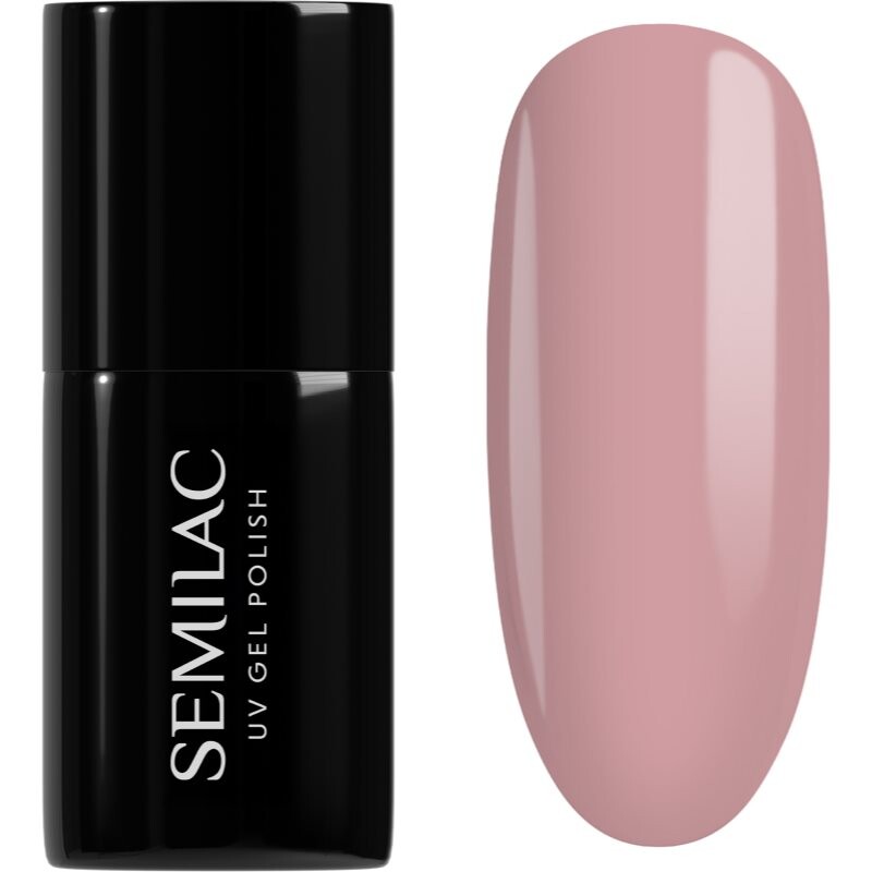 Semilac UV Hybrid Naked Nails gel nail polish shade 586 Dirty Rose Nude 7 ml
