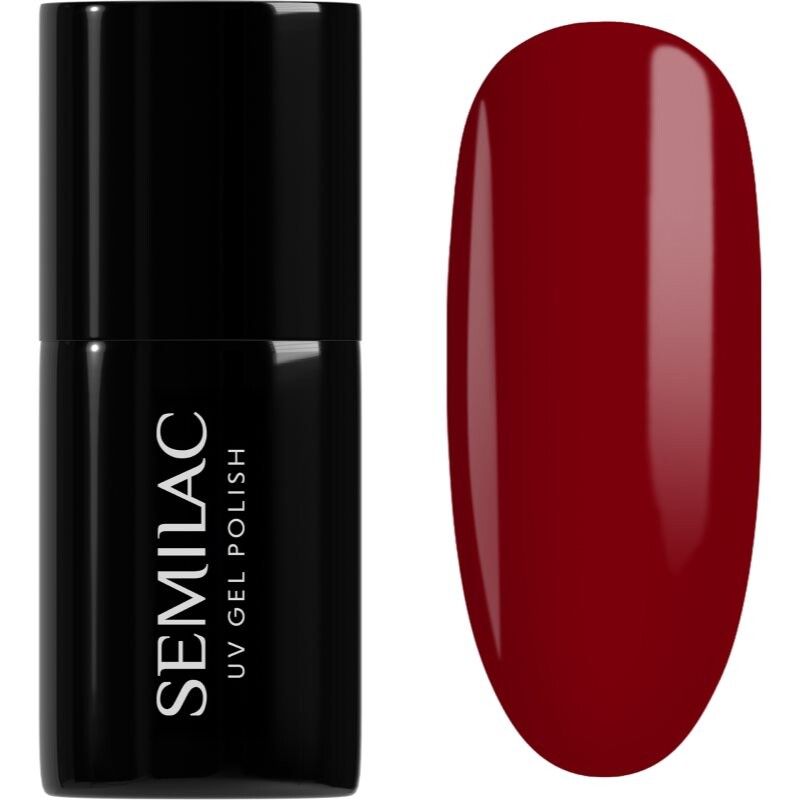 Semilac UV Hybrid Whispers Of Spring gel nail polish shade 928 Radiant Raspberry 7 ml