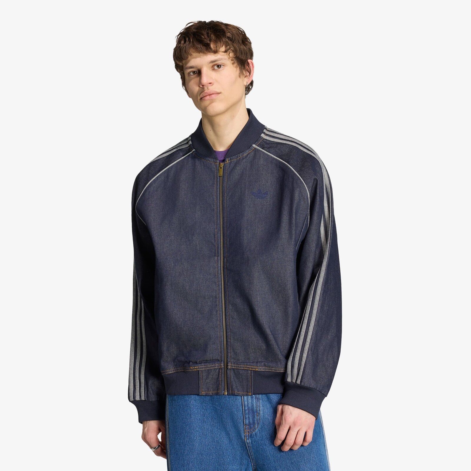 Jacket adidas SST Adicolor Denim Tracktop Indigo Denim S