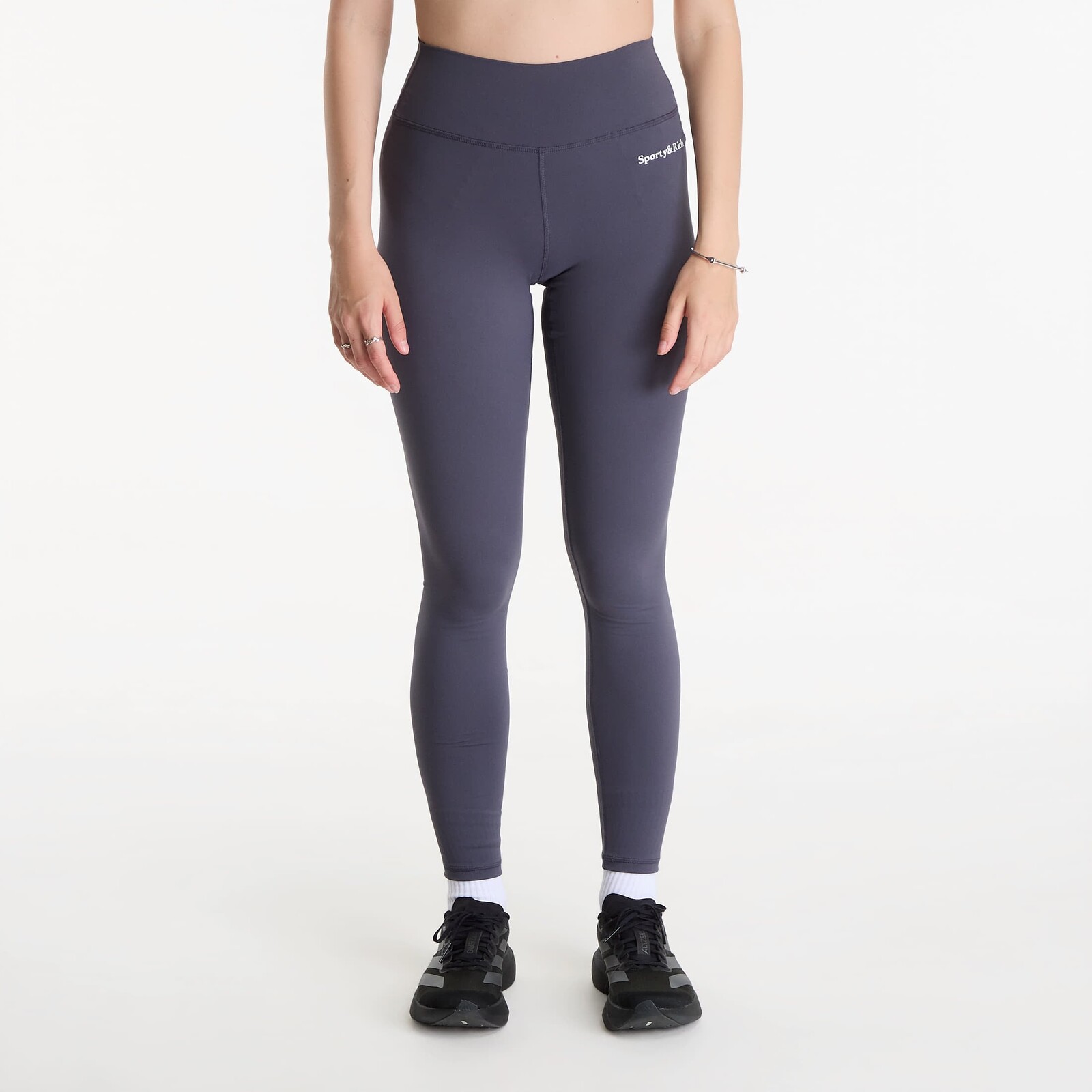 Pants Sporty & Rich Serif Logo Legging Carbon L