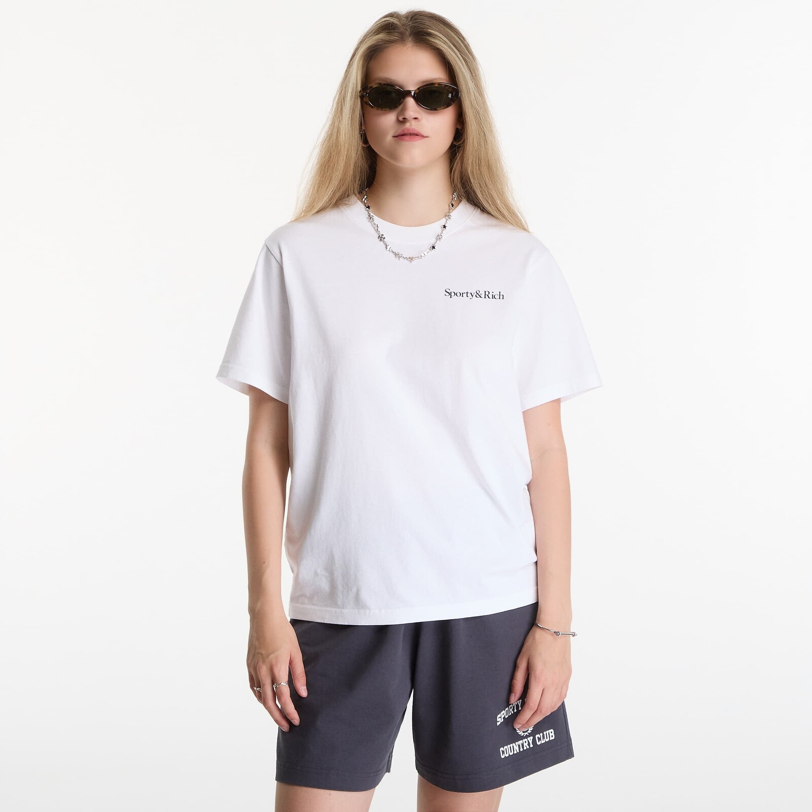 T-shirt Sporty & Rich Drink More Water Tshirt UNISEX White XL