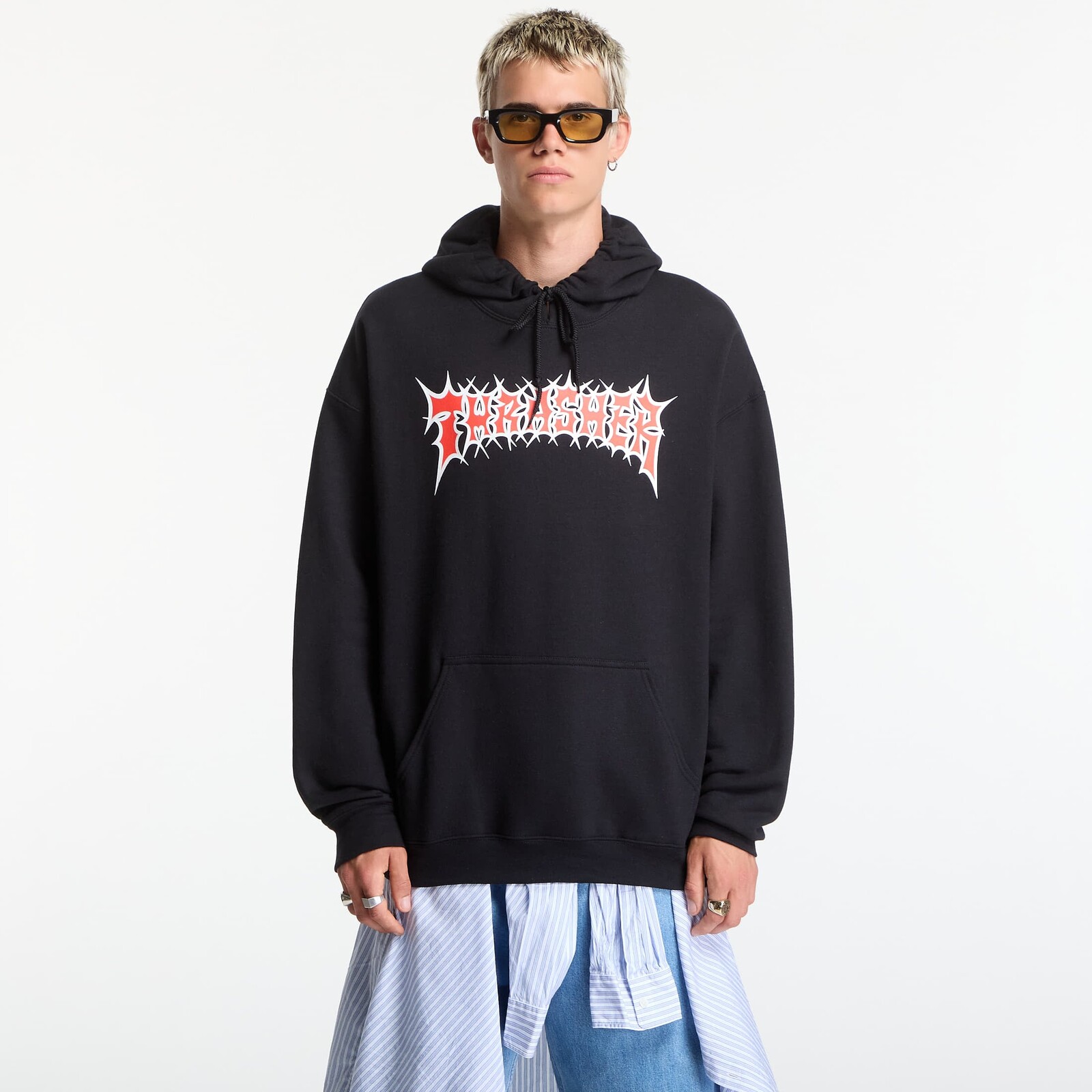 Sweatshirt Thrasher Spikey Hoodie Black S