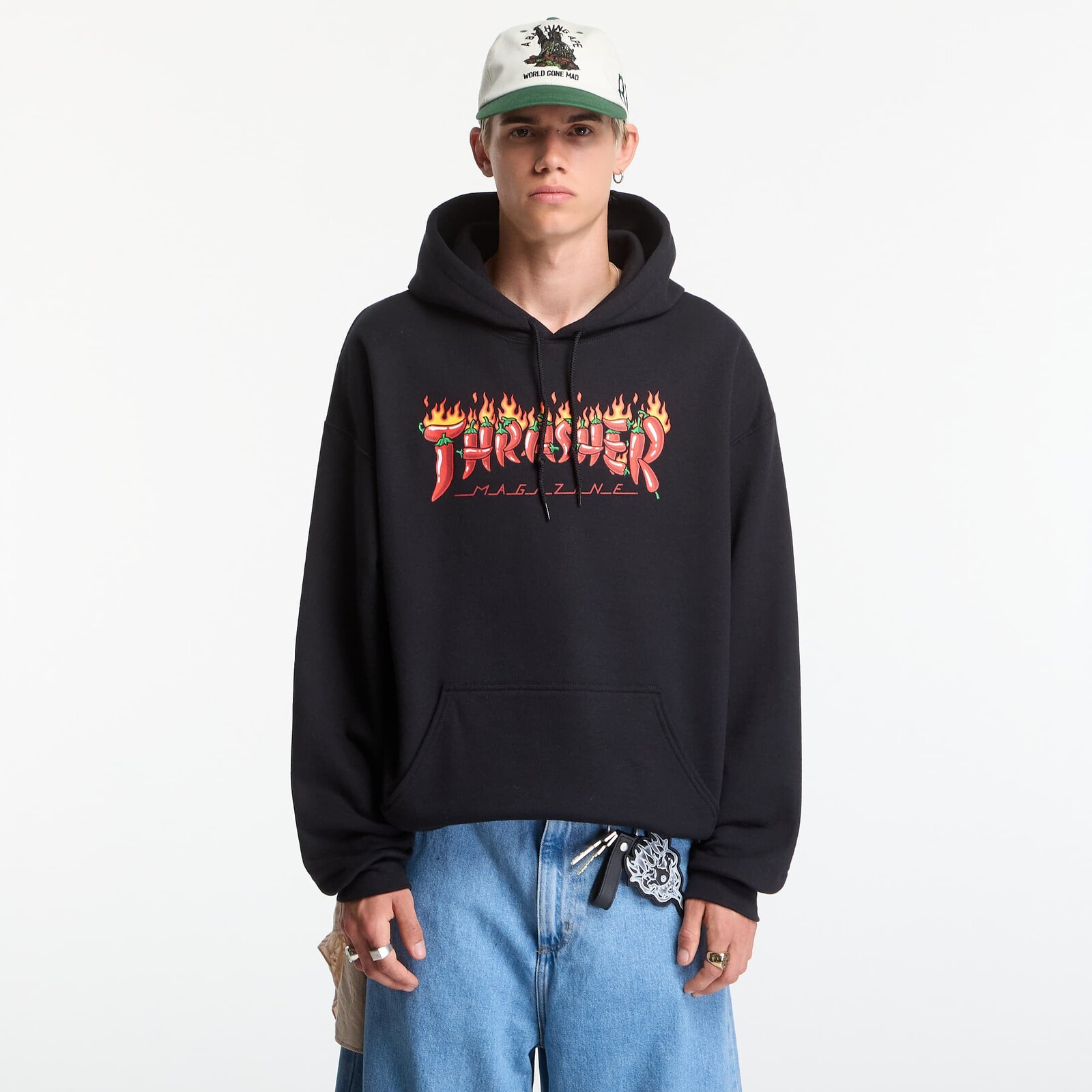 Sweatshirt Thrasher Fuego Hoodie Black L