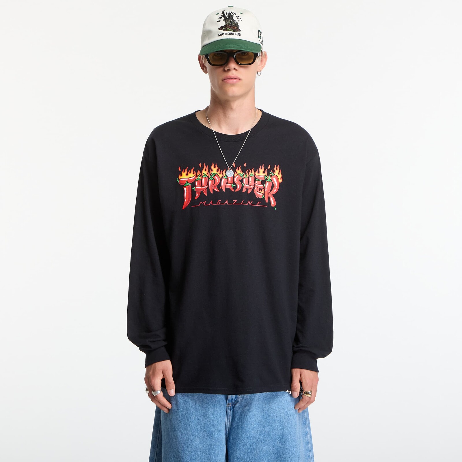 T-shirt Thrasher Fuego Longsleeve Black S