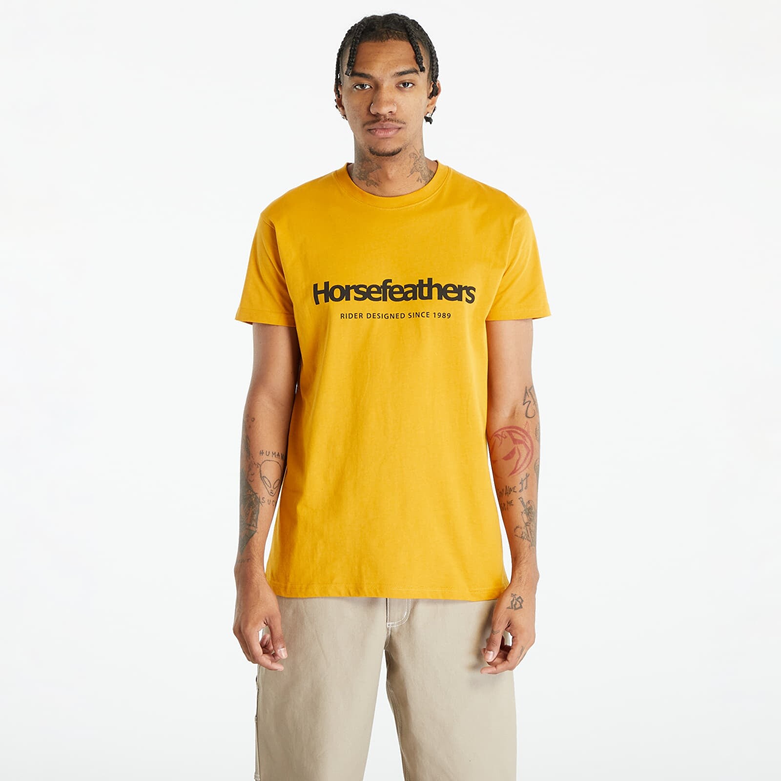 T-shirt Horsefeathers Quarter T-Shirt Sunflower L