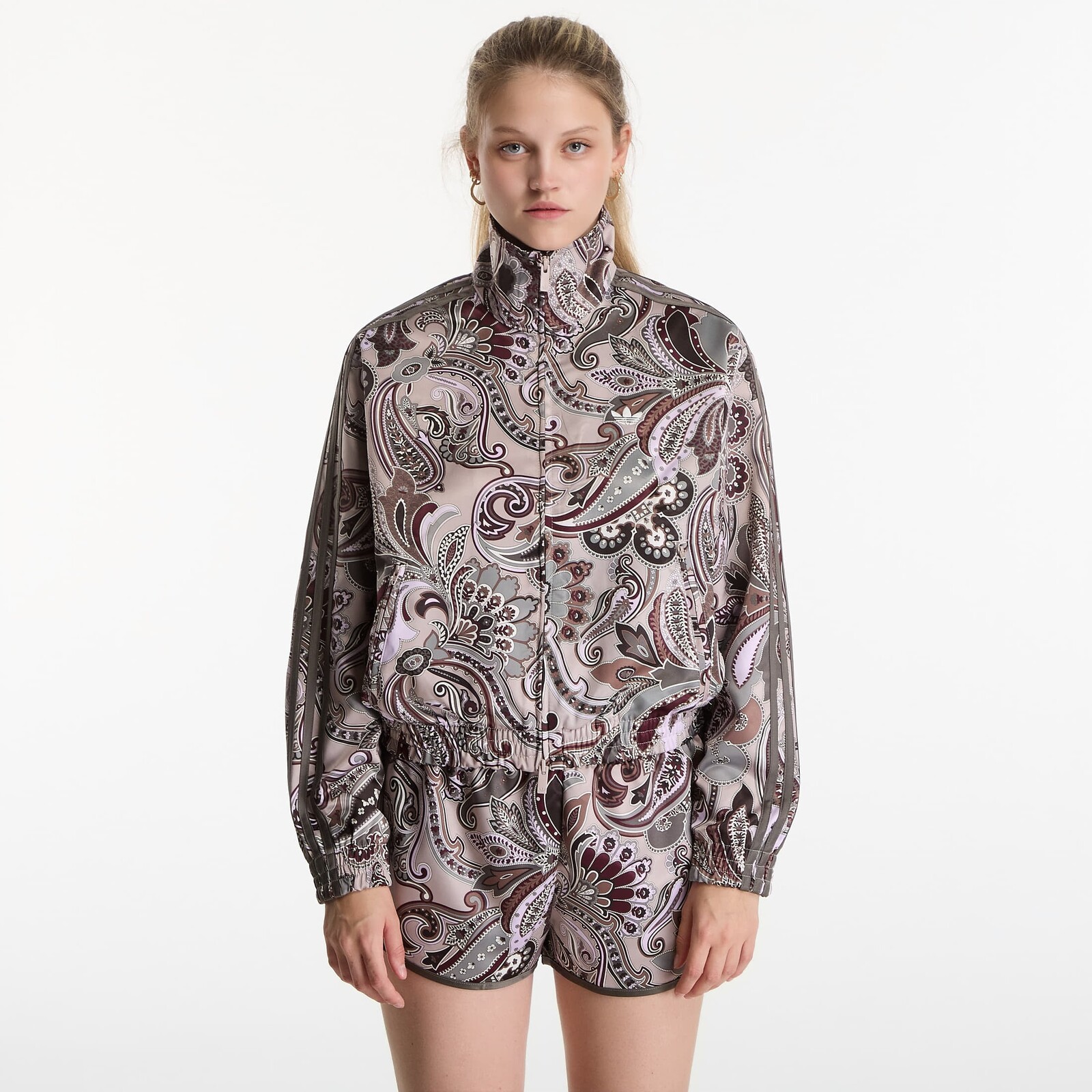 Jacket adidas Liberty London Firebird Satin Tracktop Multicolor/ Wonder Taupe XS