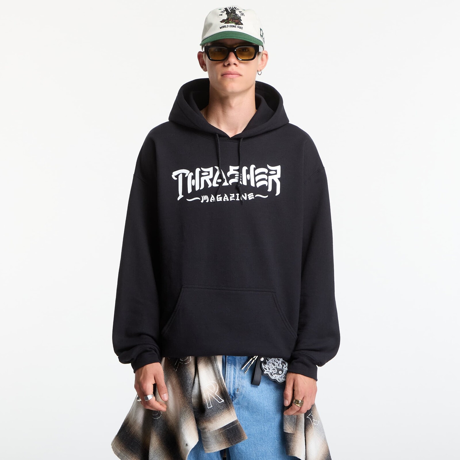 Sweatshirt Thrasher Thrash & Destroy Hoodie Black M