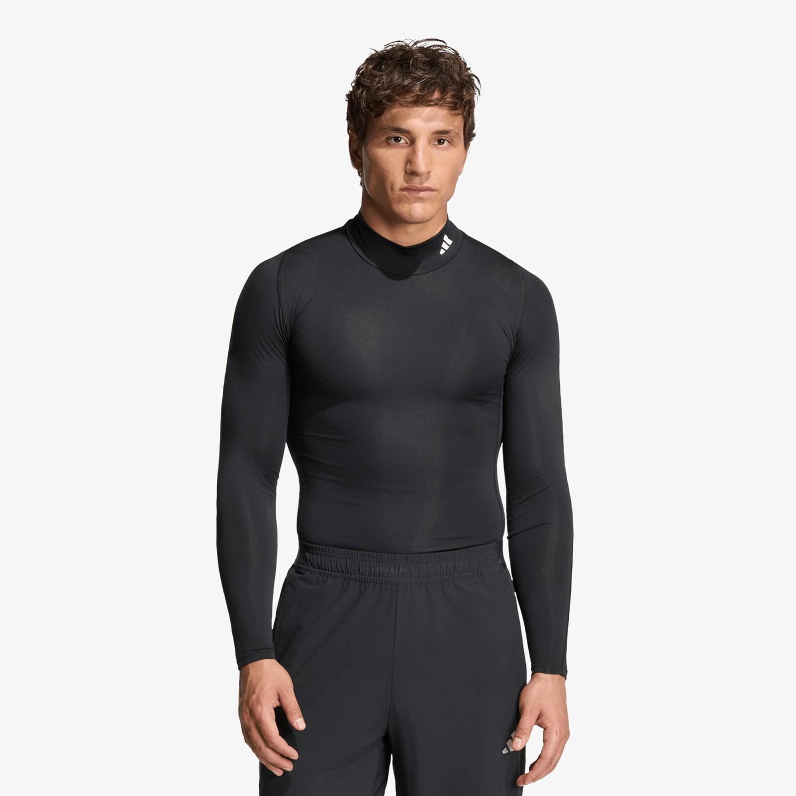 T-shirt adidas Techfit Compression Training Mock Neck Long Sleeve T-Shirt Black S