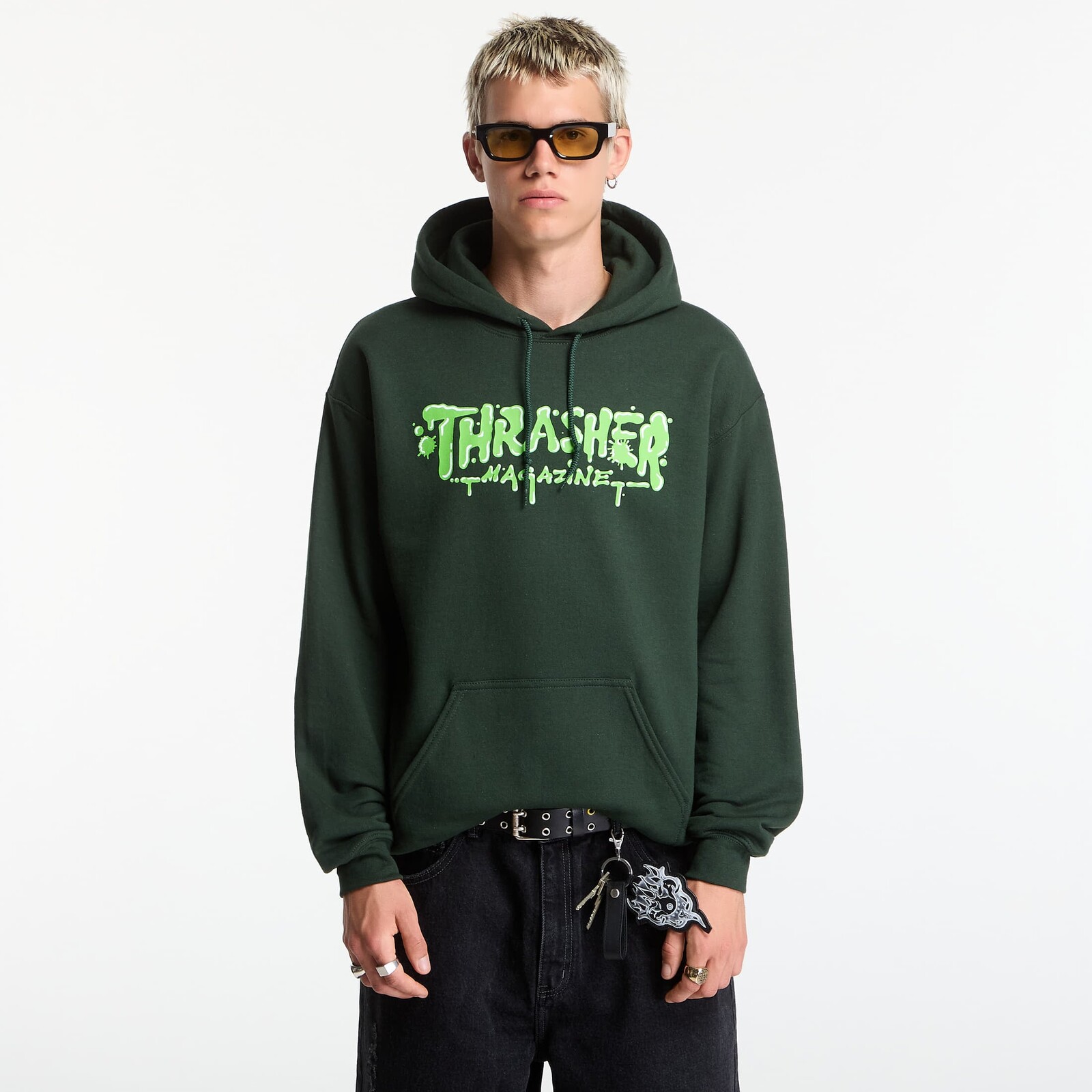 Sweatshirt Thrasher Wet Paint Hoodie Green XL