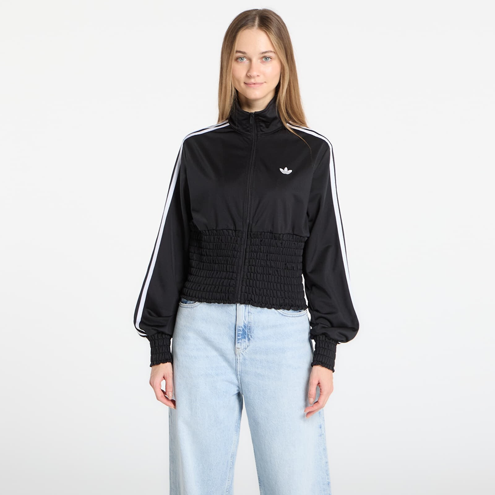 Sweatshirt adidas Smocked Firebird Track Top Black XS