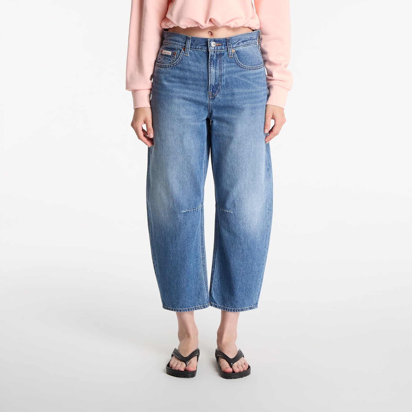 Jeans Calvin Klein Jeans Cropped Barrel Jean Tinted Airway 26