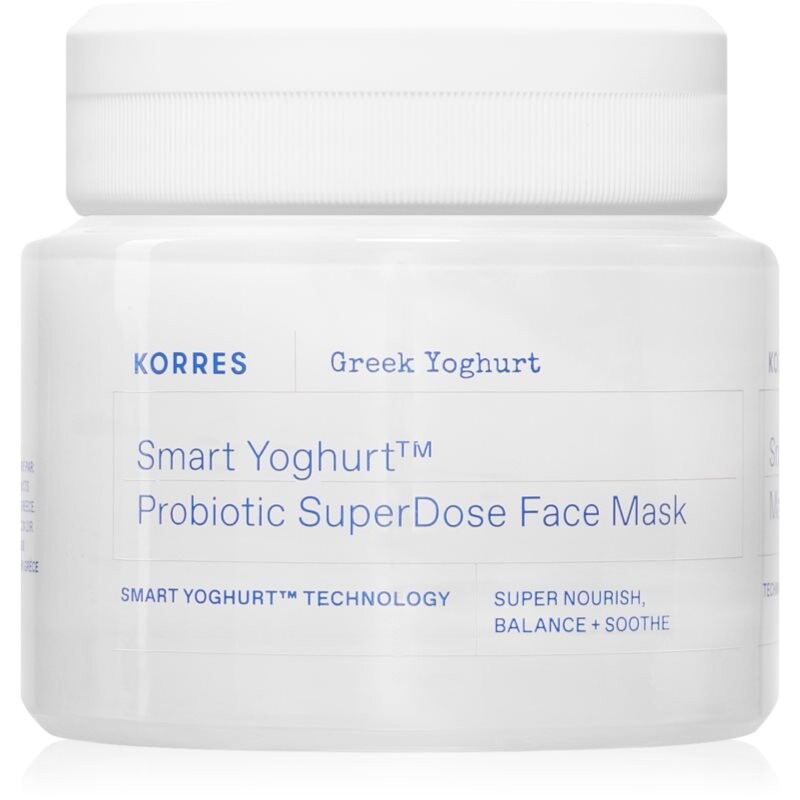 Korres Smart Yoghurt™ Probiotic SuperDose Face Mask refreshing moisturising mask with probiotics 100 ml