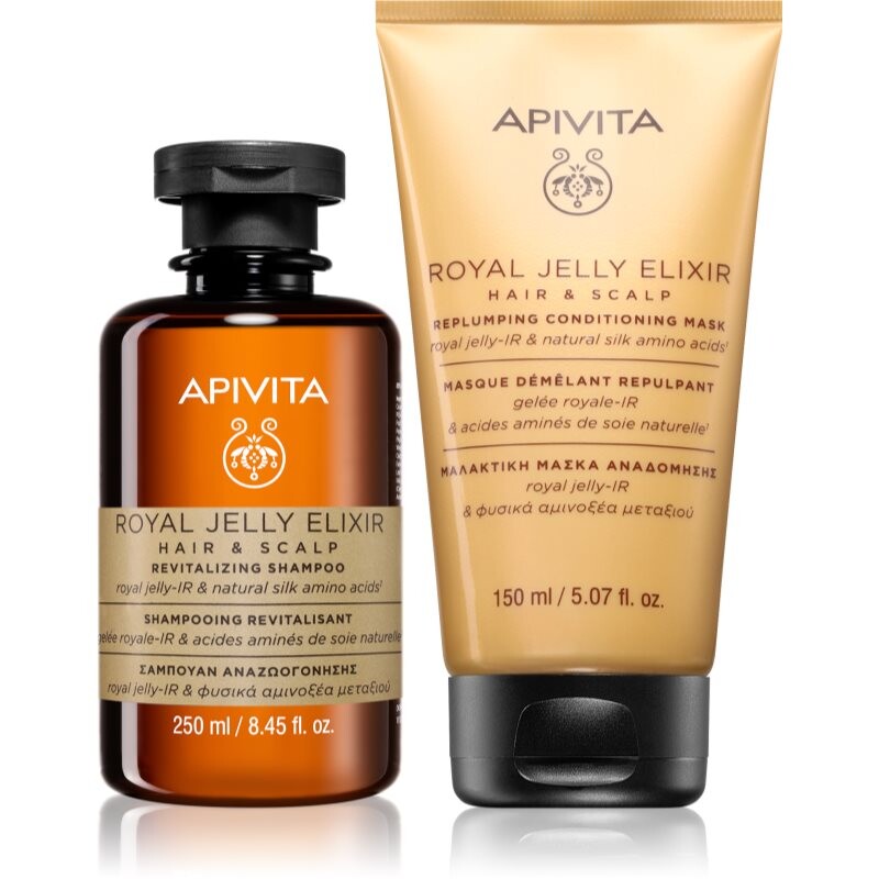 Apivita Royal Jelly Elixir Duo set with revitalising effect