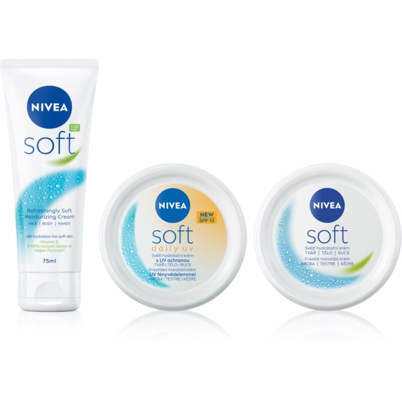 NIVEA Soft set with nourishing and moisturising effect