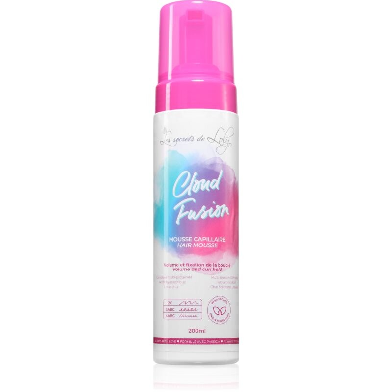 Les Secrets De Loly Cloud Fusion strong hold fixation mousse for hair 200 ml
