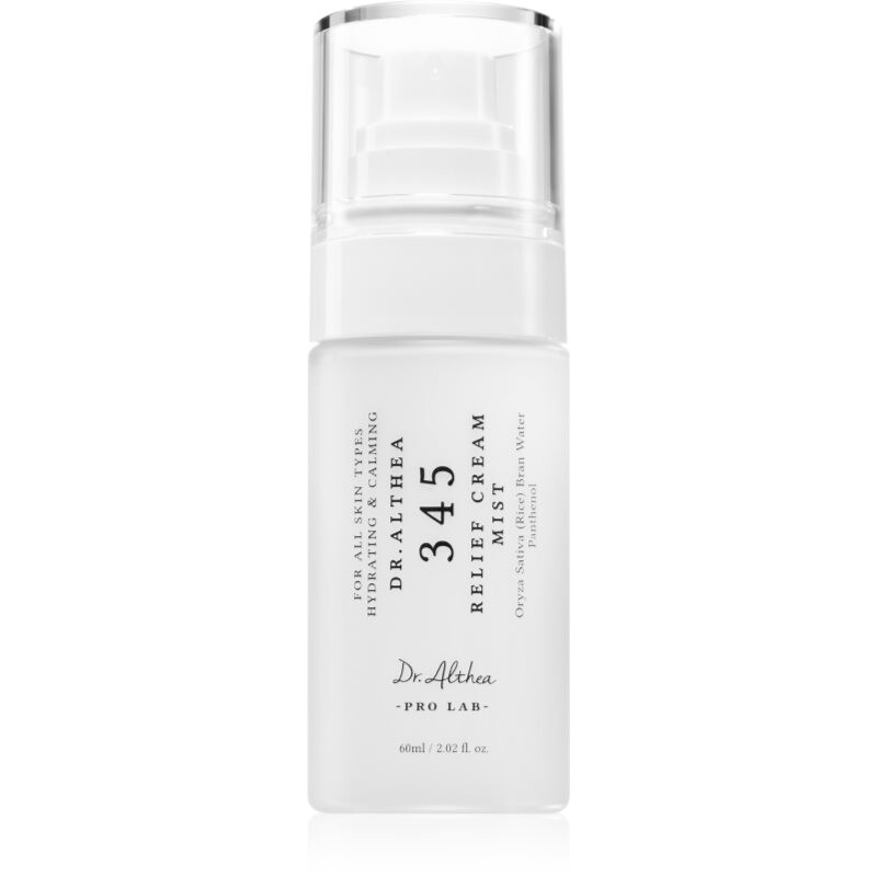 Dr. Althea 345 Relief Cream Mist moisturising and nourishing skin toner with soothing effect 60 ml
