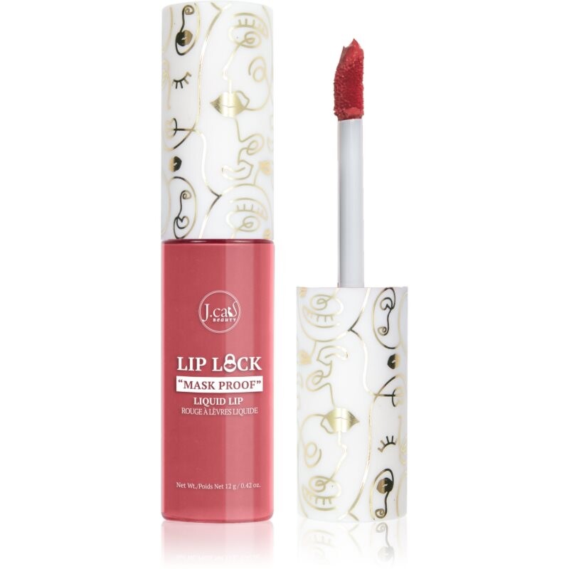 J.Cat Beauty Lip Lock long-lasting liquid lipstick with matt effect shade 108 Blessed 10 g