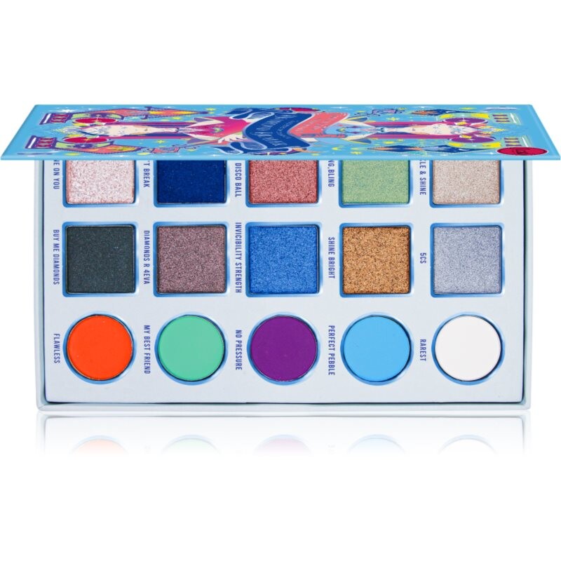 J.Cat Beauty House of Queens eyeshadow palette shade 104 Diamond Dealer 12.5 g
