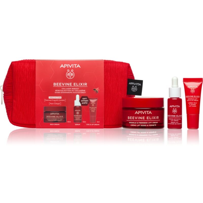 Apivita Beevine Elixir Collagen Reboot gift set with firming effect