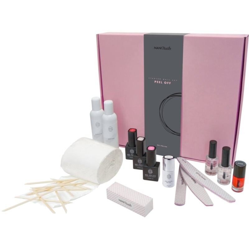 NaniNails Peel Off gift set for nails for women