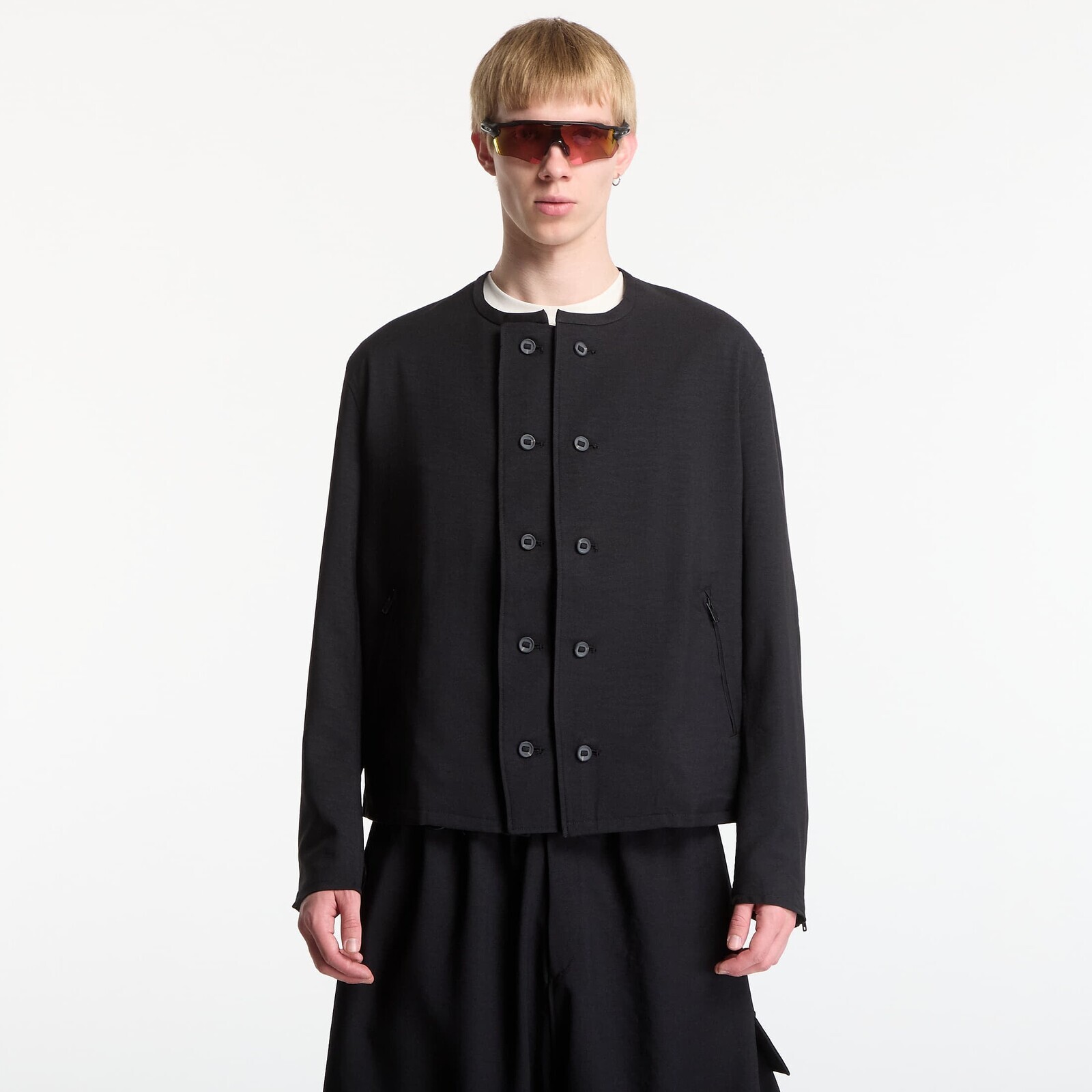 Jacket Y-3 Sport Uniform Adaptive Collarless Blouson Black L