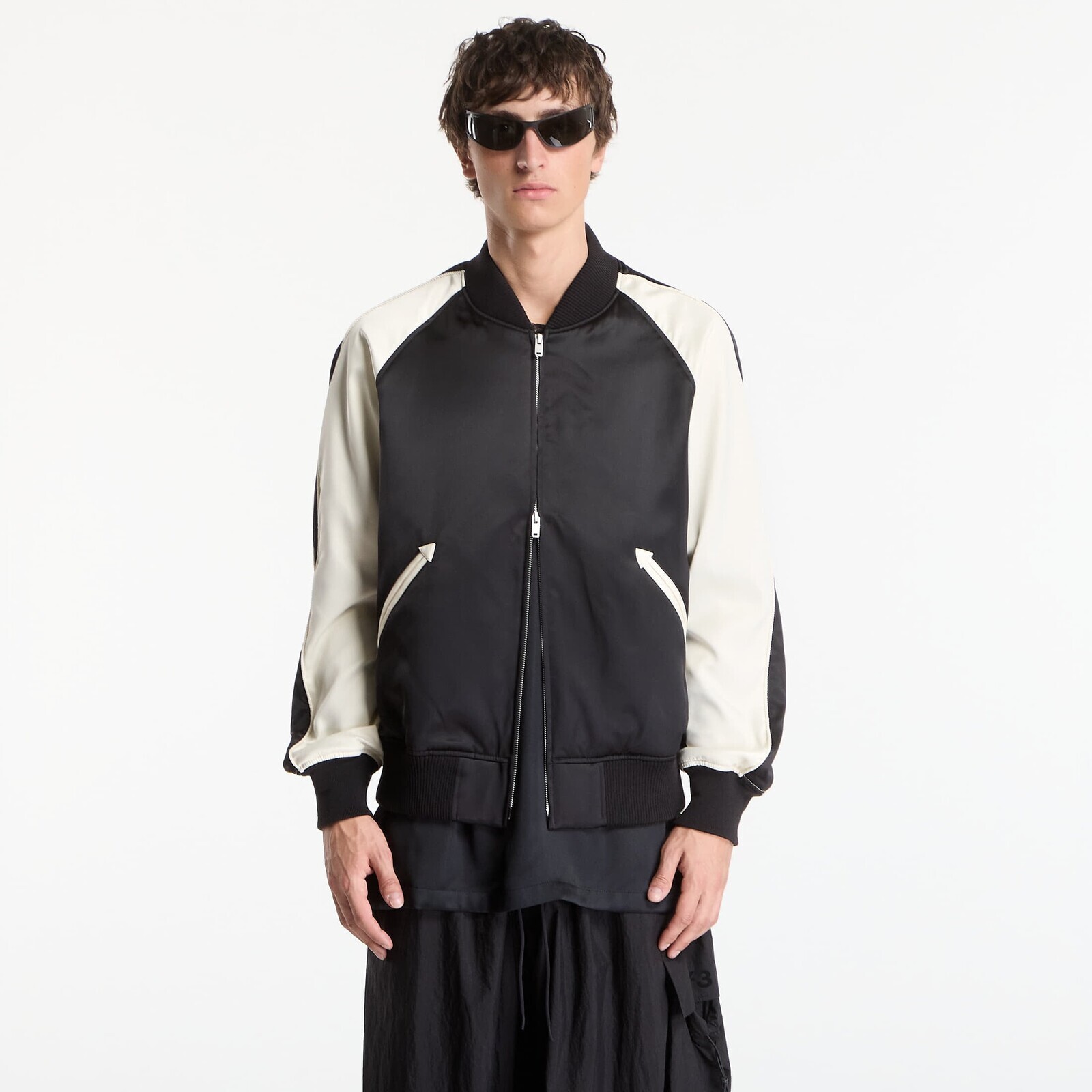 Jacket Y-3 Graphic Souvenir Jacket Black/ Cream White XL