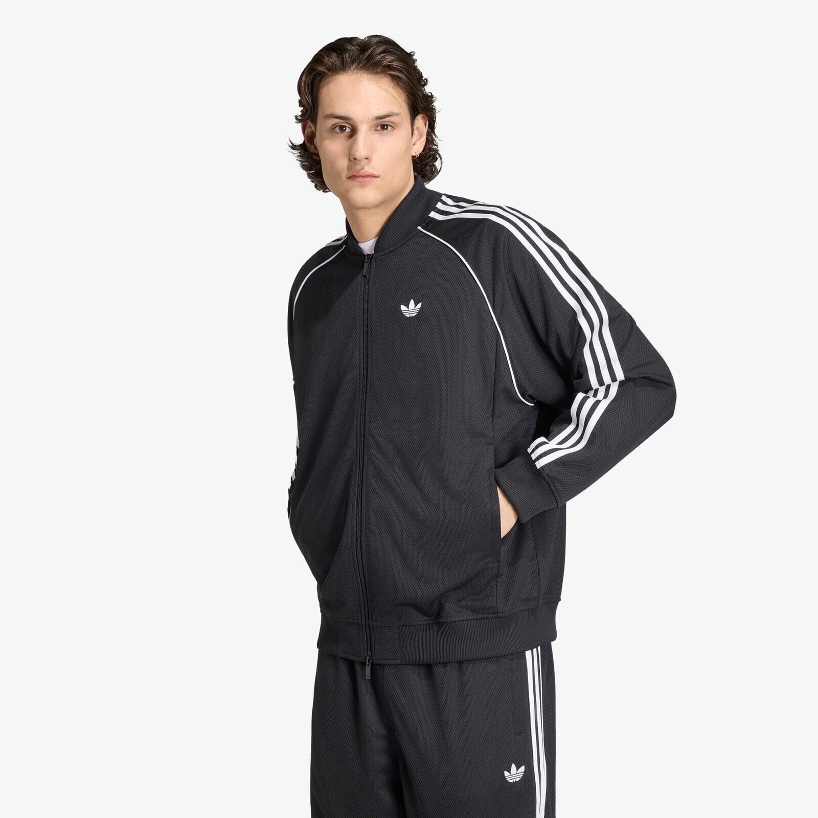 Jacket adidas SST Adicolor Classics Mesh Tracktop Black S