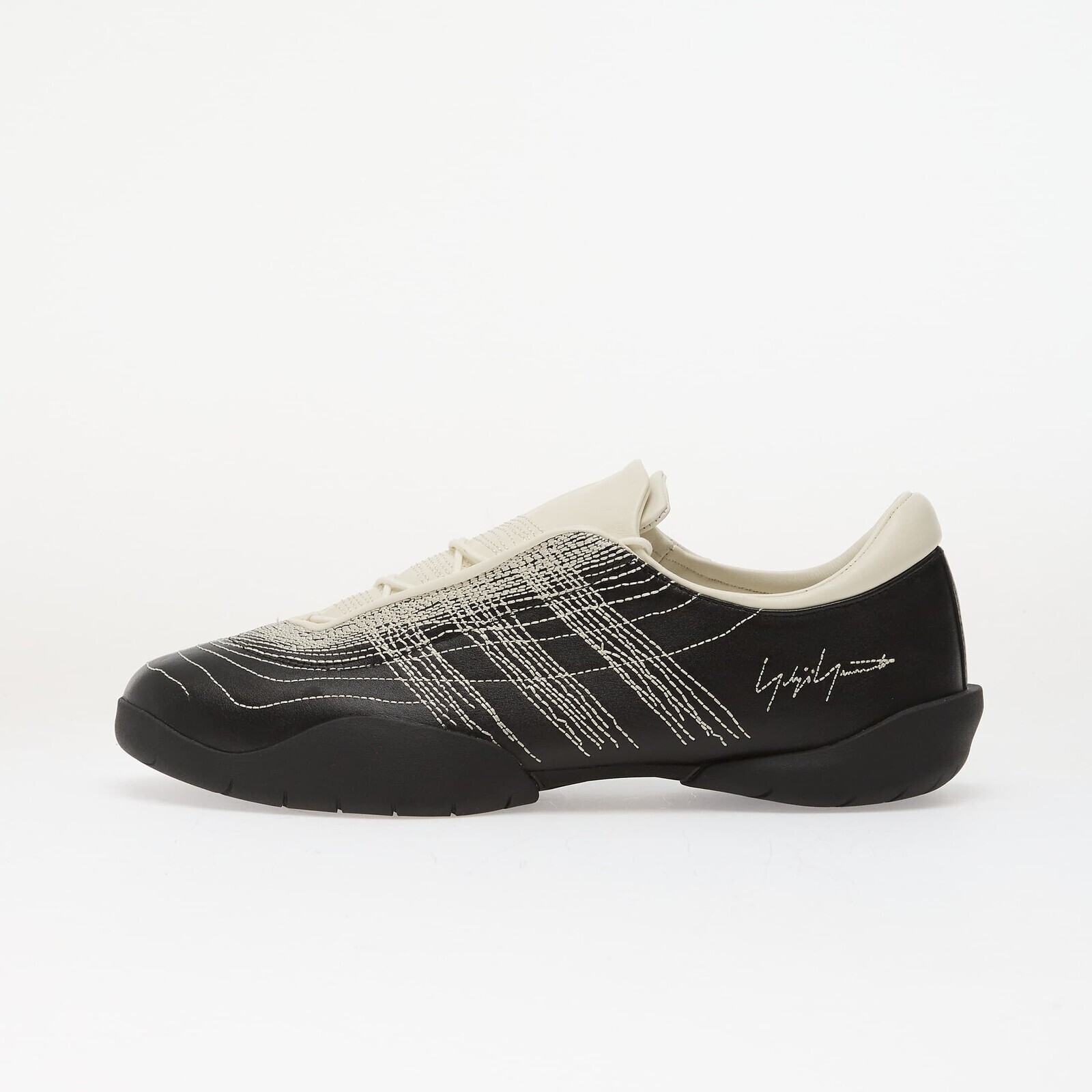 Sneakers Y-3 Regu Embroidery Black/ Aluminum/ Off White UK 9