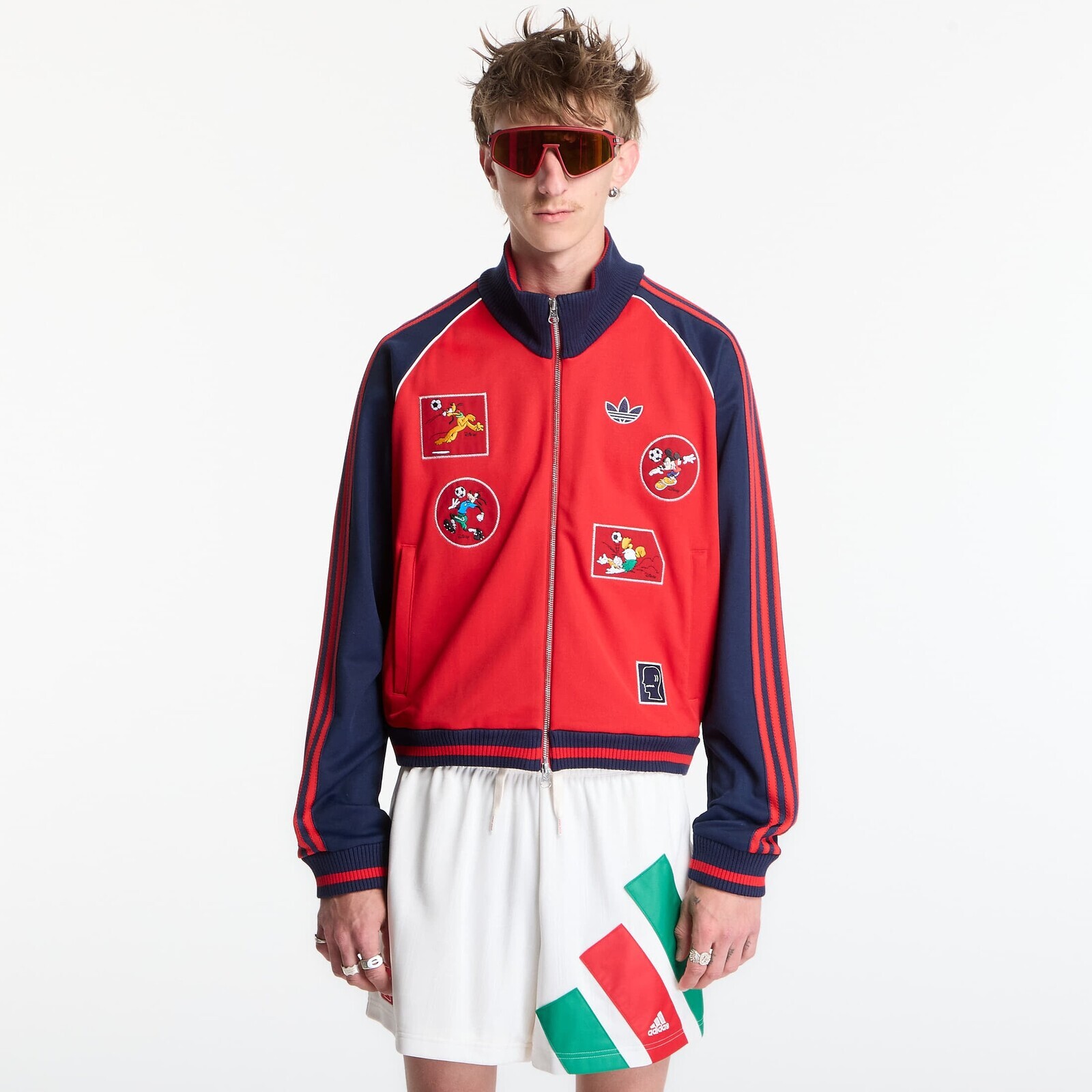Sweatshirt adidas Brain Dead Disney Tracktop Better Scarlet M