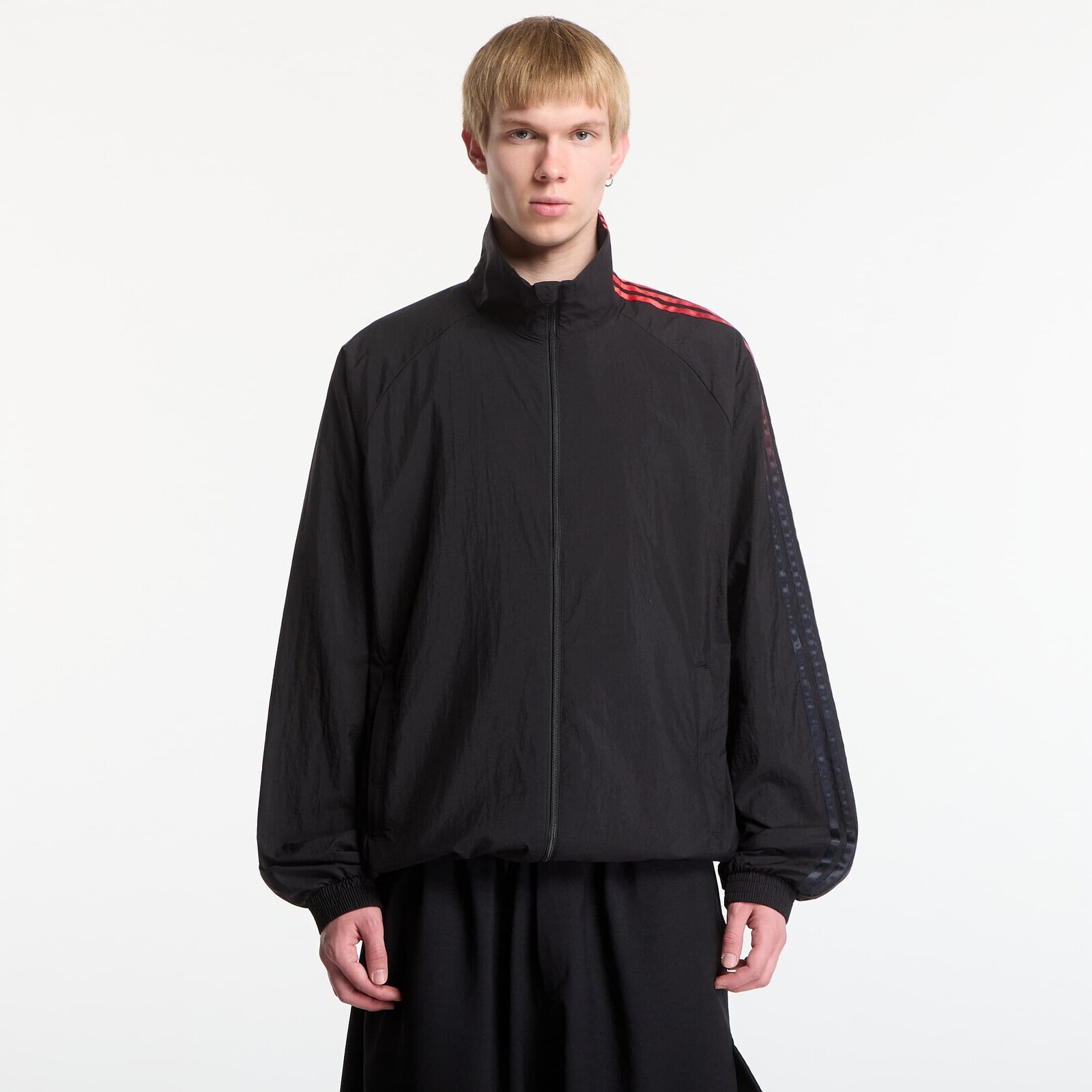 Jacket Y-3 Gradient 3 Stripes Nylon Track Top Black XL