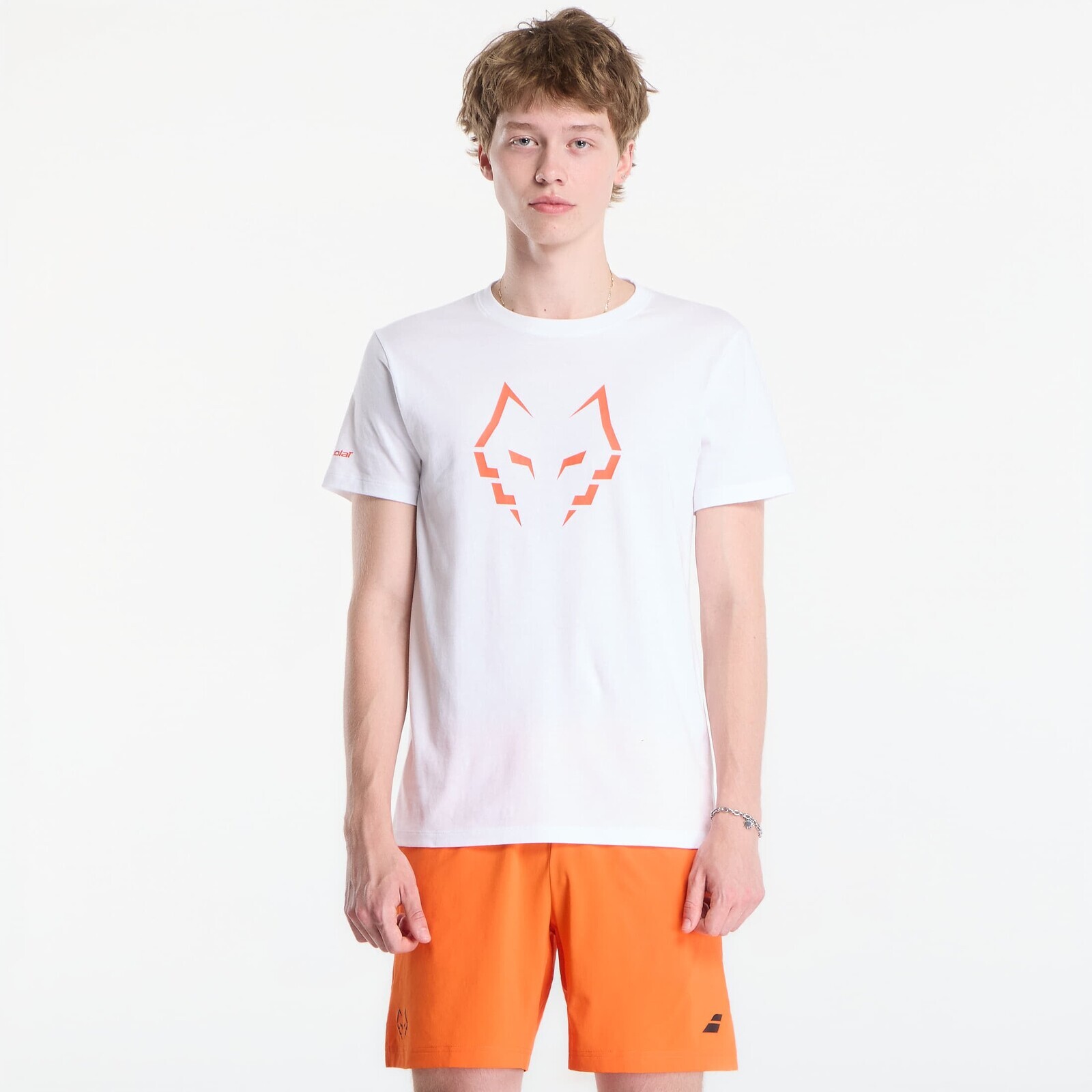 T-shirt Babolat Cotton Tee Lebron White/ White XL