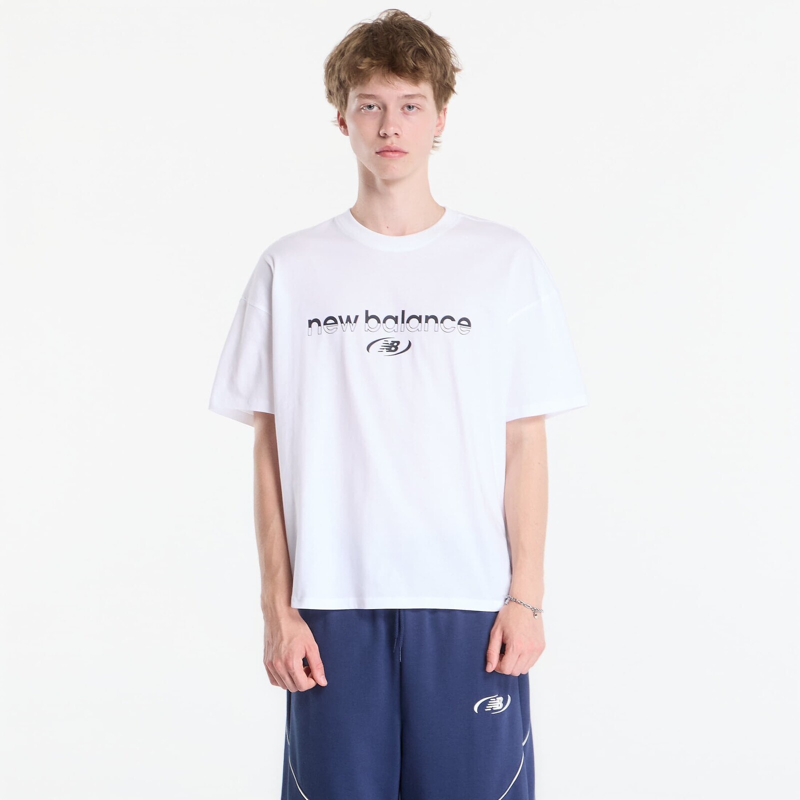 T-shirt New Balance Trackside T-Shirt White XL