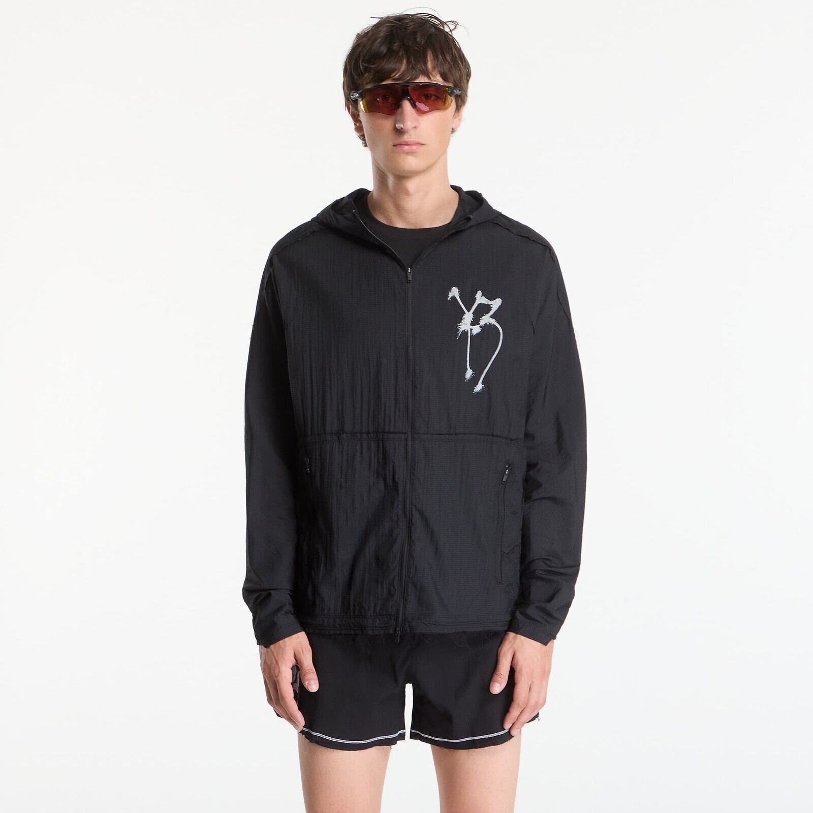 Jacket Y-3 Graphic Running Jacket Black L