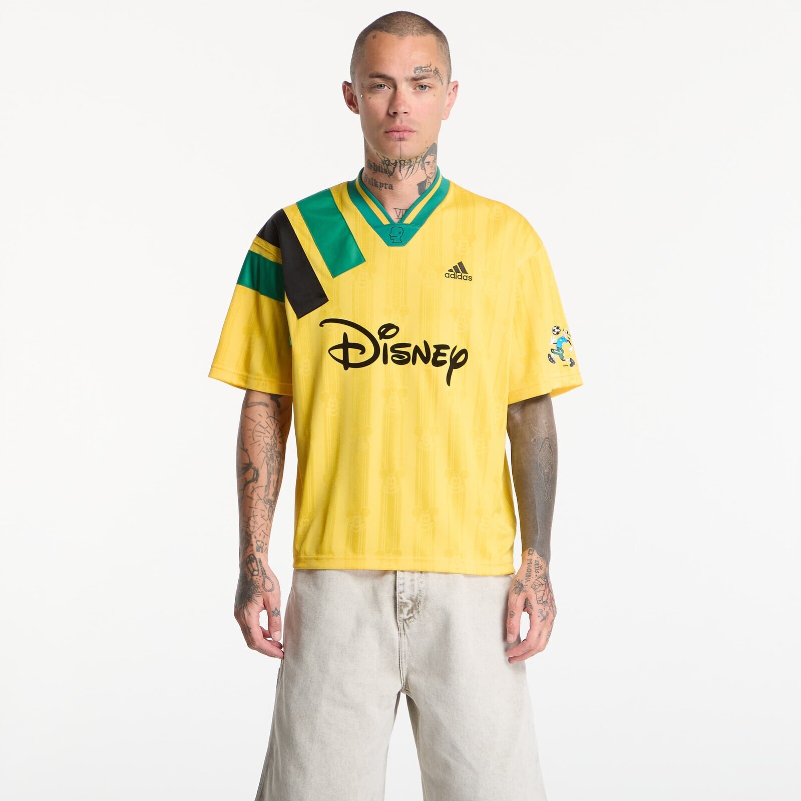adidas Brain Dead Disney Football Jersey Bold Gold M